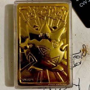 Togepi Gold-plated Promo Card Pokemon